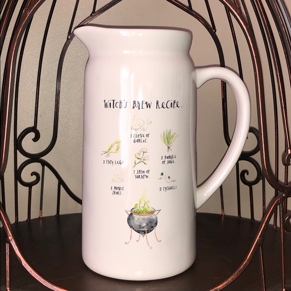 Rae Dunn Other - 👻 Rae Dunn WITCHES BREW RECIPE Pitcher